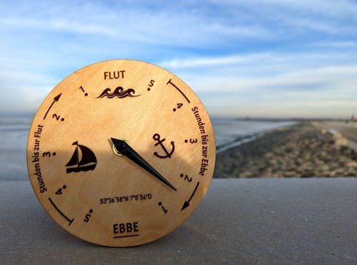Gezeitenuhr tideuhr - gezeitenuhr,,